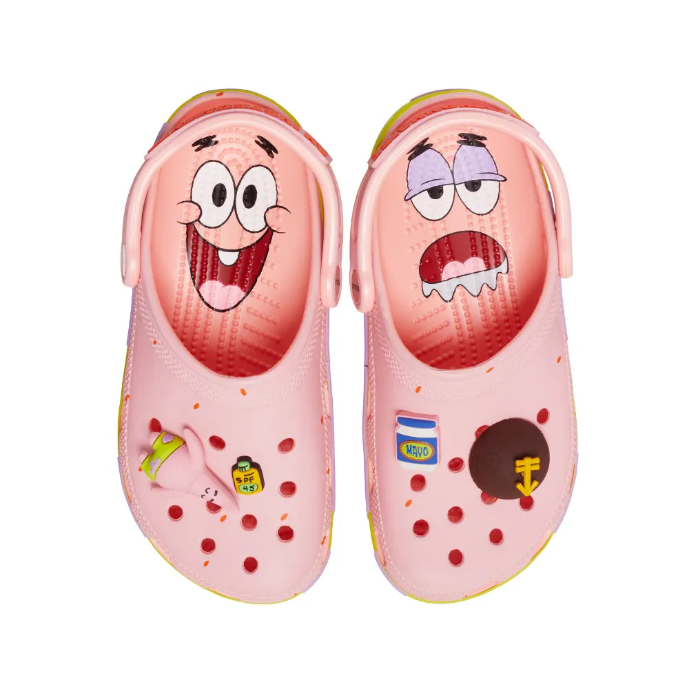 Giày Clog Unisex Crocs Classic Spongebob Patrick - Melon