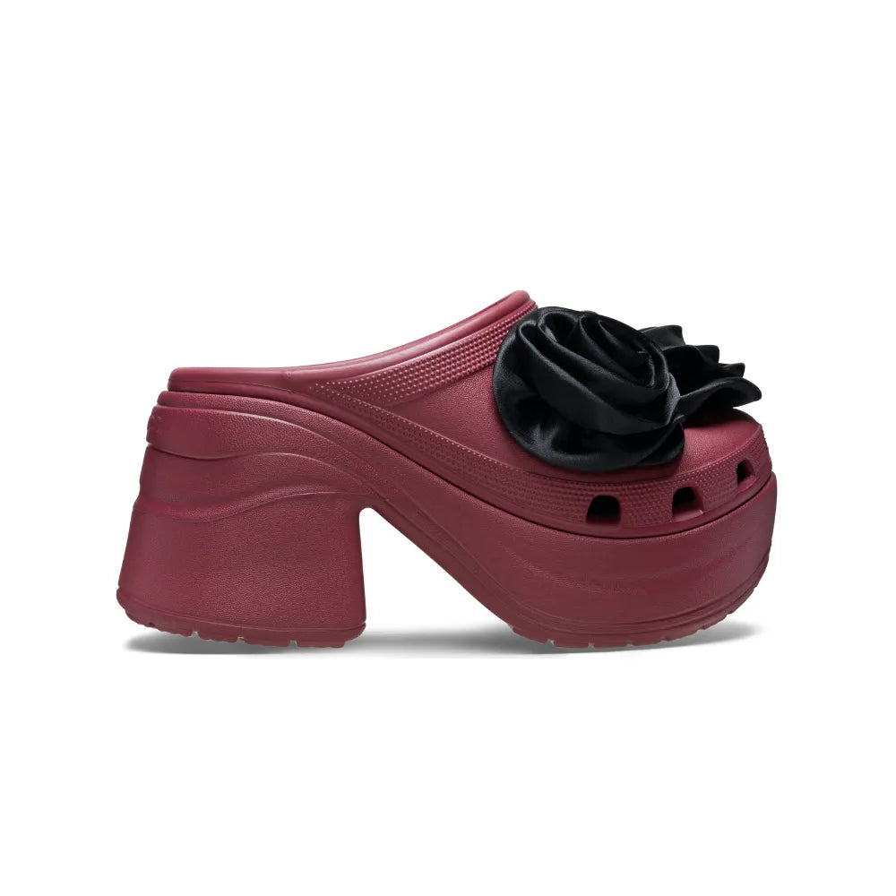 Unisex Crocs Siren Rosette Clog - Beetroot