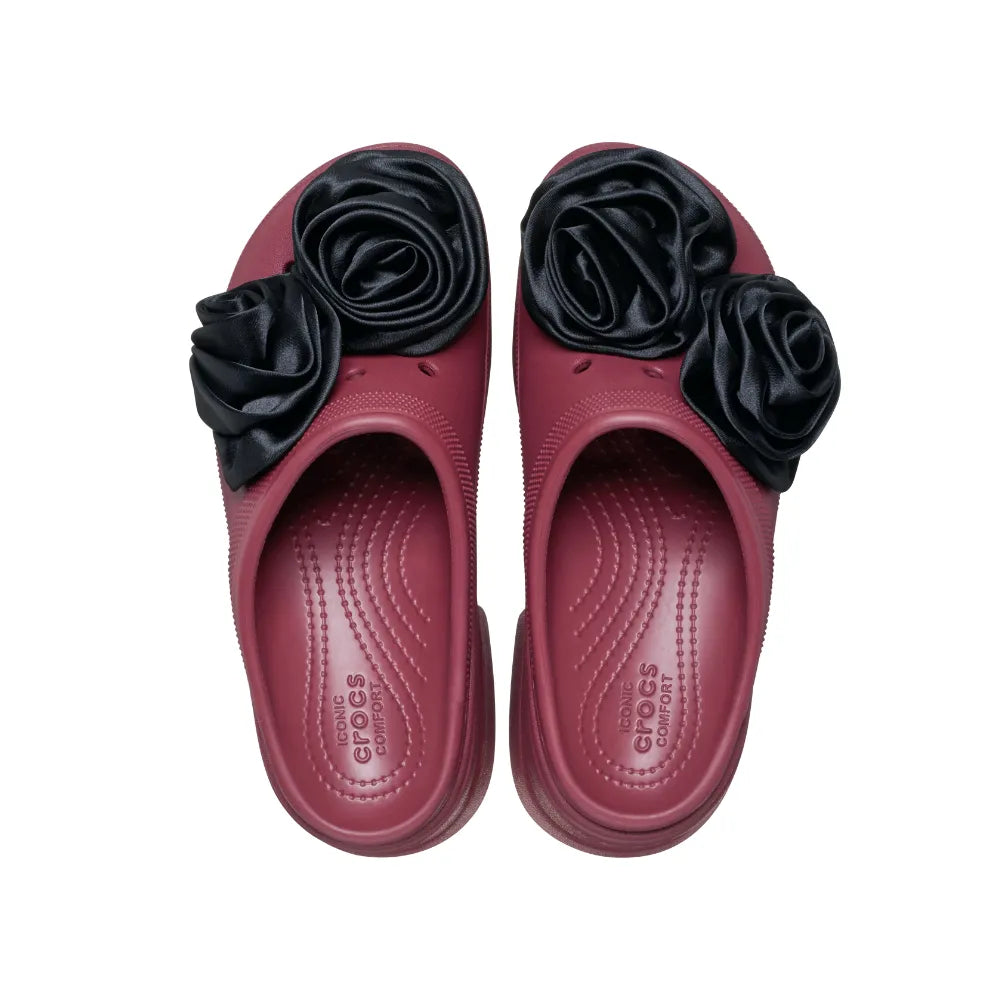 Giày Clog Unisex Crocs Siren Rosette - Beetroot