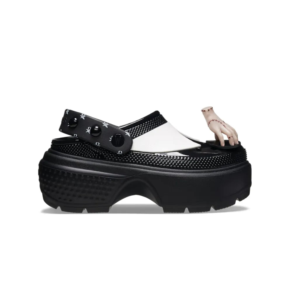 Giày Clog Unisex Crocs Wednesday Stomp - Black