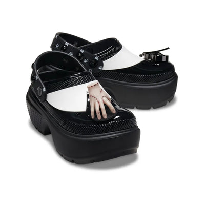 Giày Clog Unisex Crocs Wednesday Stomp - Black