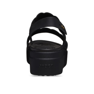 Giày Đế Xuồng Nữ Crocs Brooklyn Upper Low Wedge - Black