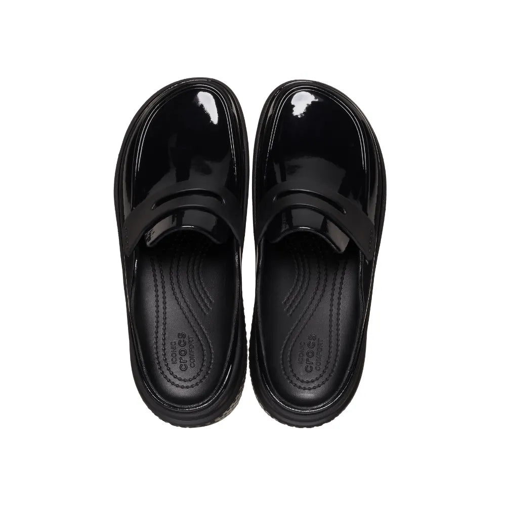 Giày Thời Trang Unisex Crocs Stomp High Shine Loafer - Black