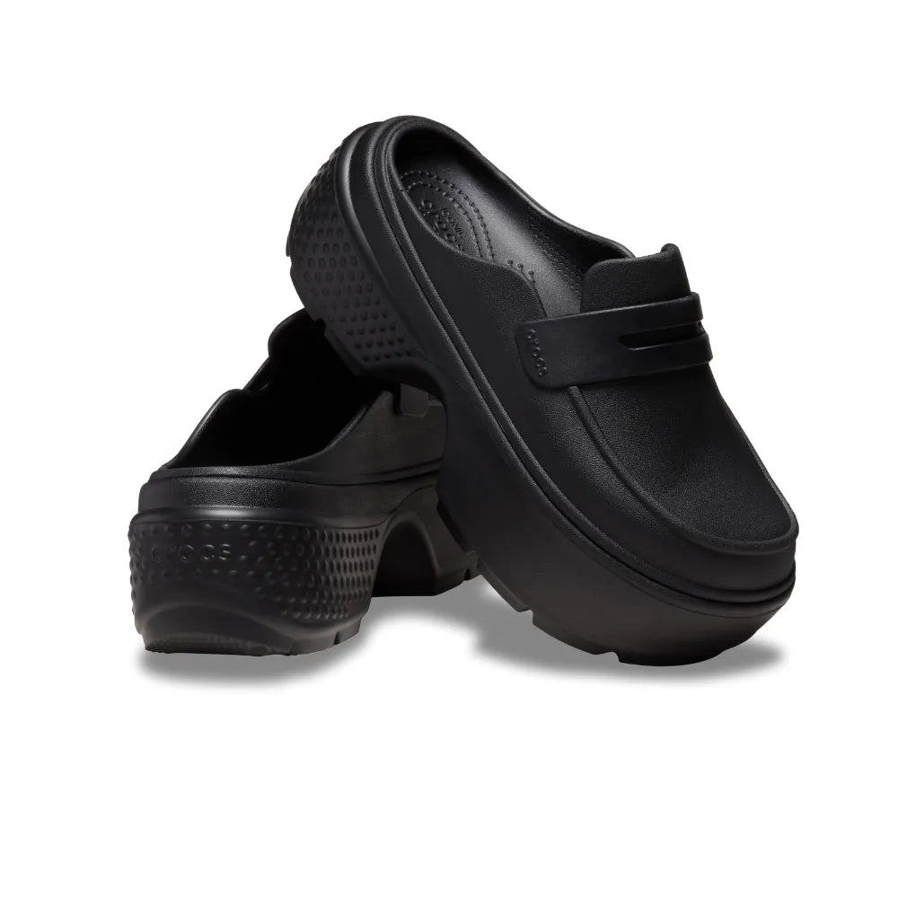 Unisex Crocs Stomp Loafer Shoe - Black