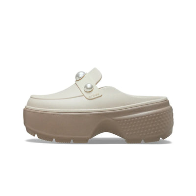 Giày Thời Trang Unisex Crocs Stomp Pearl Loafer - Almond Tint