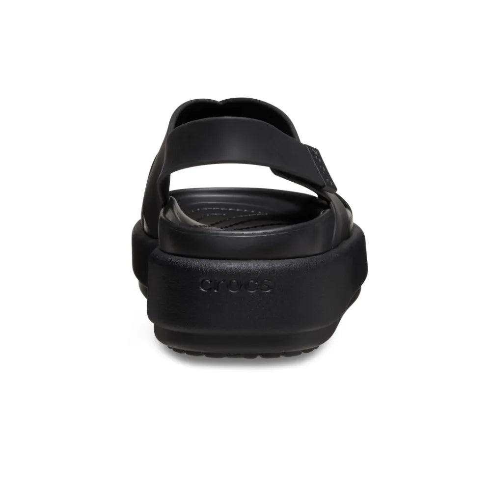 Xăng Đan Nữ Crocs Brooklyn Luxe Cross Strap - Black