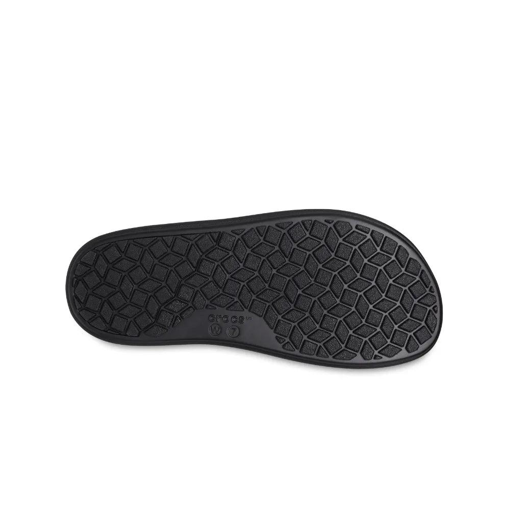 Xăng Đan Nữ Crocs Brooklyn Luxe Cross Strap - Black