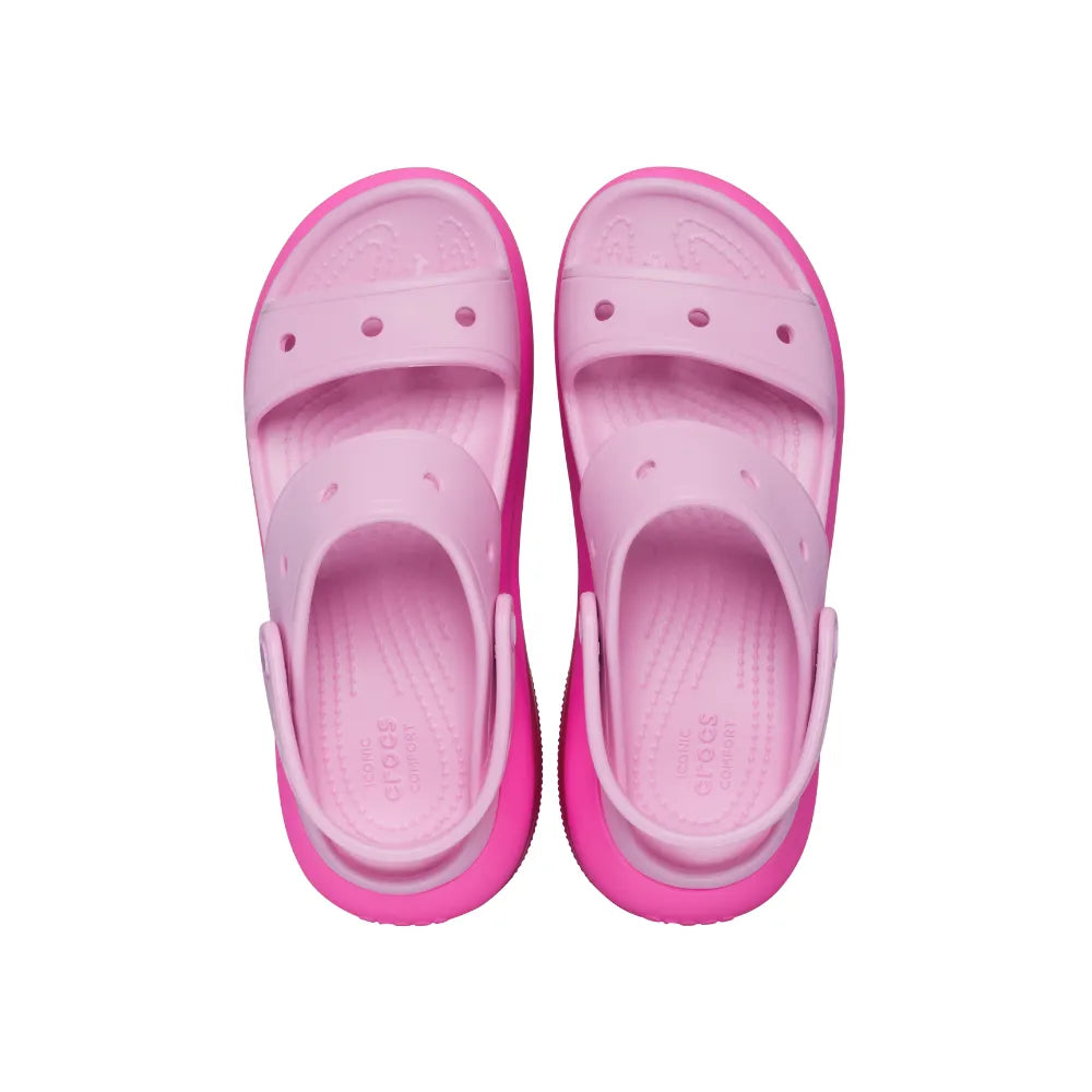 Unisex Crocs Mega Crush Matte Sandal - Pink Tweed