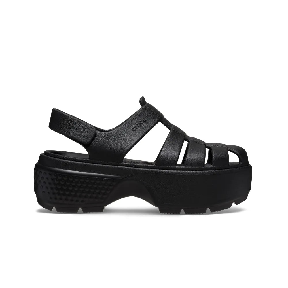 Giày Xăng Đan Unisex Crocs Stomp Fisherman - Black