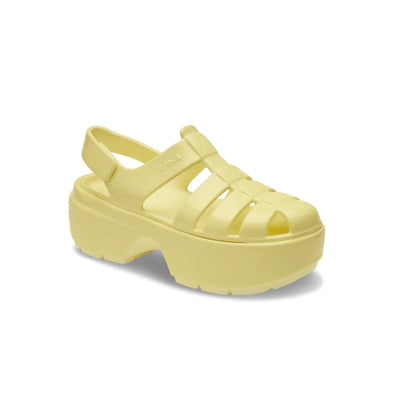 Giày Xăng Đan Unisex Crocs Stomp Fisherman High Shine - Buttercream