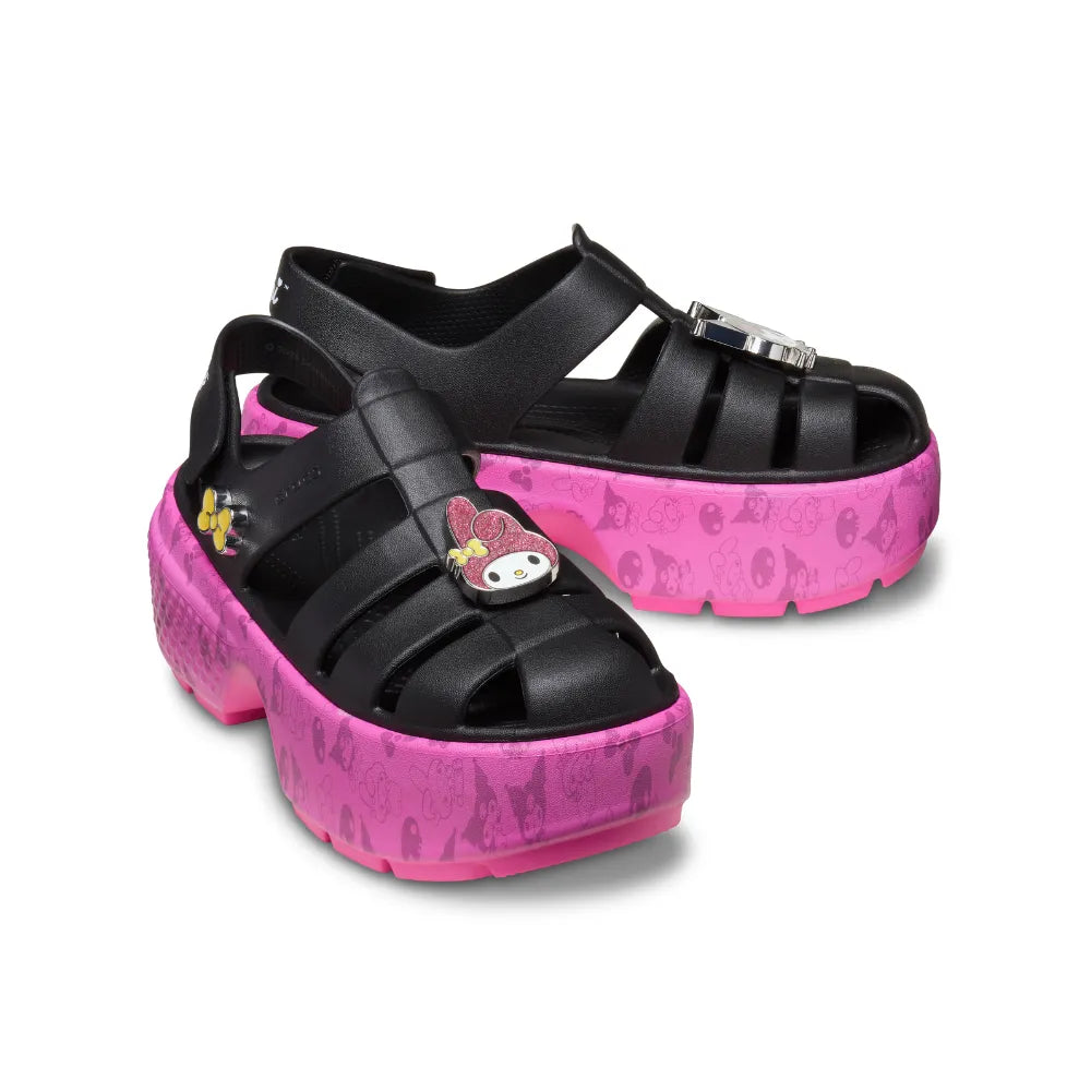 Giày Xăng Đan Unisex Crocs Stomp My Melody & Kuromi