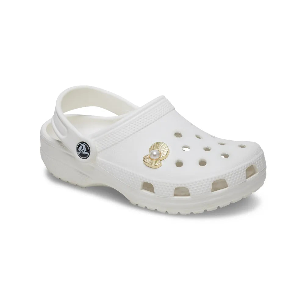 Jibbitz Charm Gold Oyster with Pearl Crocs Vi t Nam