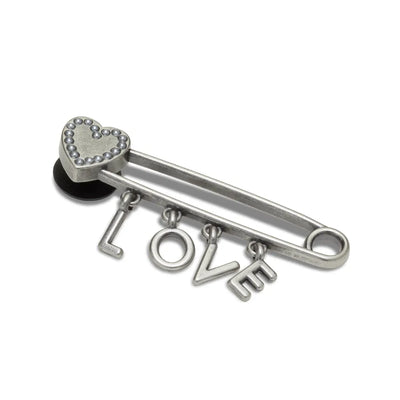 Jibbitz™ Charm Love Safety Pin