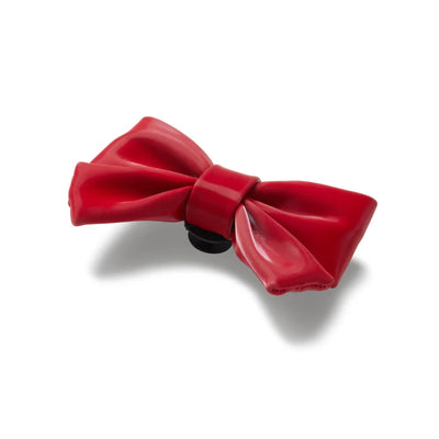 Jibbitz™ Charm Maroon Bow Dark Romance