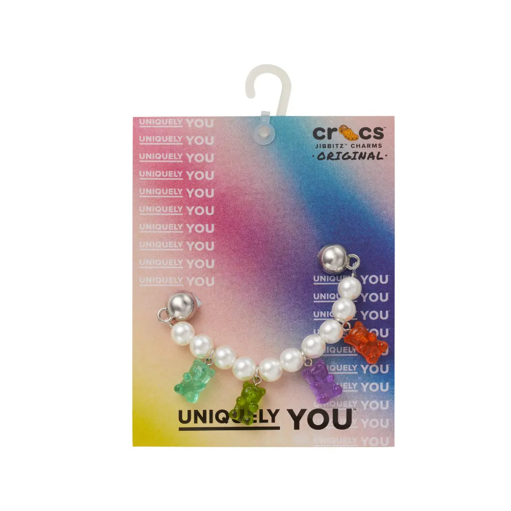 Jibbitz™ Charm Pearl Gummy Bear Chain