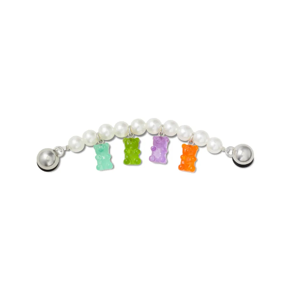 Jibbitz™ Charm Pearl Gummy Bear Chain