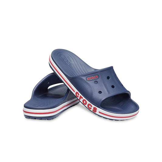 Dép Quai Ngang Unisex Crocs Bayaband - Navy/Pepper