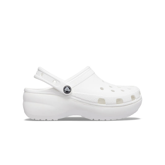 Giày Clog Nữ Crocs Classic Platform - White