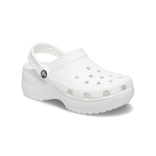 Giày Clog Nữ Crocs Classic Platform - White