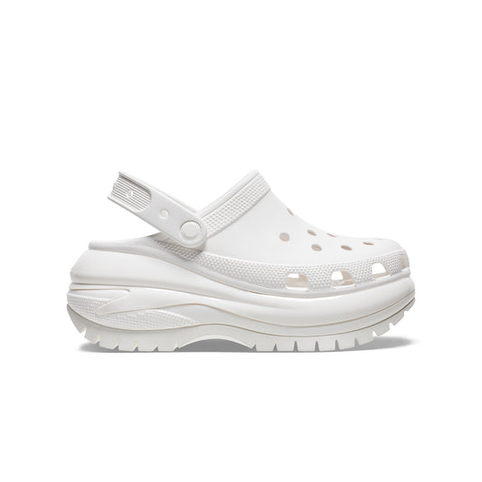 Giày Clog Unisex Crocs Mega Crush Classic - White